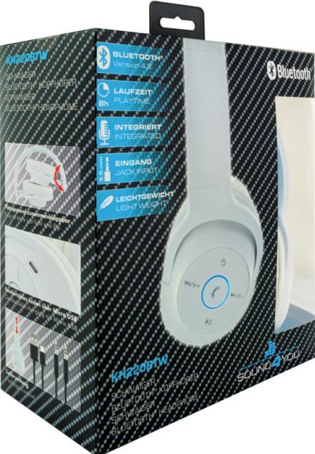 Actual product image Schwaiger Bluetooth On-Ear Headphones with Microphone and Remote Control "Headset Gaming (Wireless)