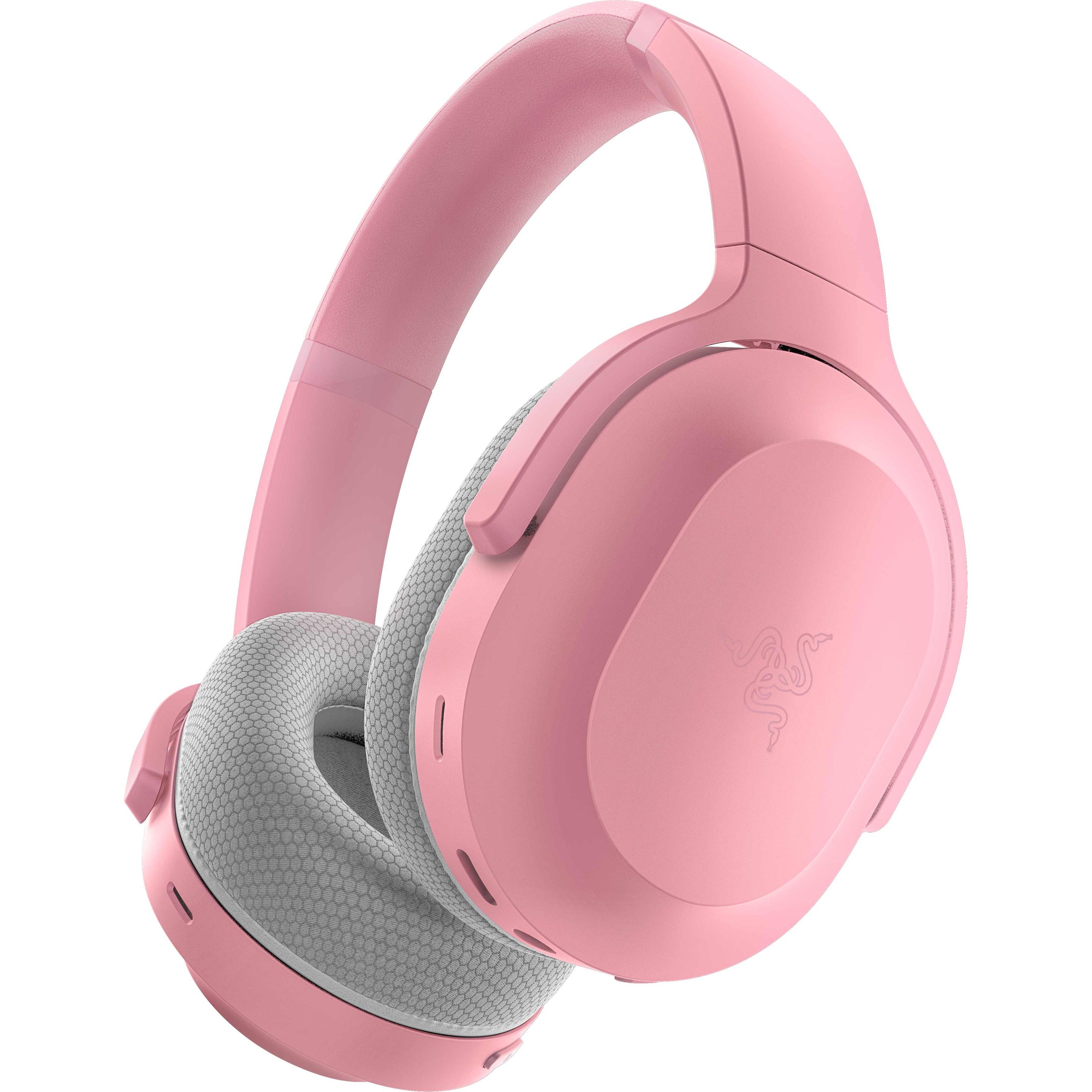 Razer Barracuda (Kabelgebunden, Kabellos), Gaming Headset, Pink, Grau
