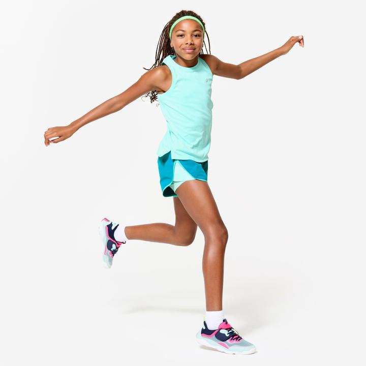 Produktbild Decathlon Top Mädchen Multisport atmungsaktiv - grün (12XL)