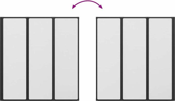 Immagine prodotto vidaXL Duschwand (132 cm, 140 cm)