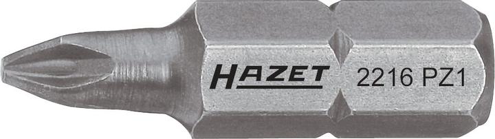 Produktbild HAZET Bit 2216-PZ1 ∙ Sechskant6,3 (1/4 Zoll) ∙ Pozidriv Profil PZ ∙ PZ1 (Kreuz Pozidriv PZ)