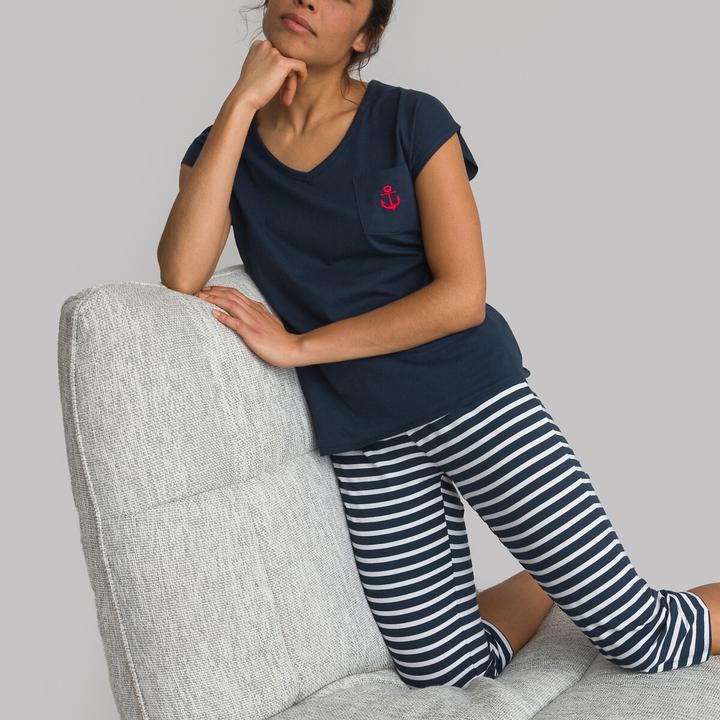 Produktbild La Redoute Collections Kurzer Pyjama aus Baumwoll-Jersey (40)