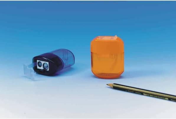 Image du produit Kum Taille-crayons boîte double ovale assorti