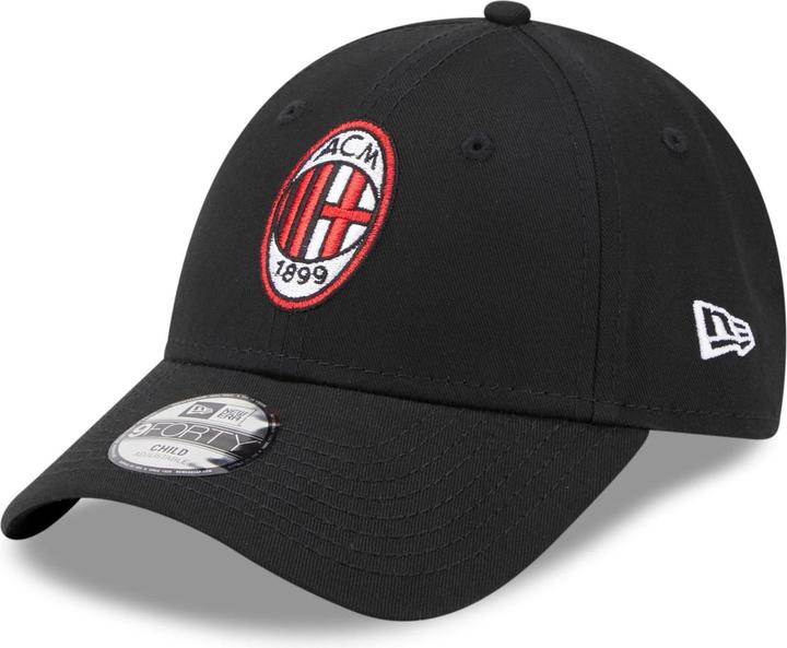 Produktbild New Era 9Forty Kinder Cap - AC MAILAND schwarz - Child (52, 53, 54)