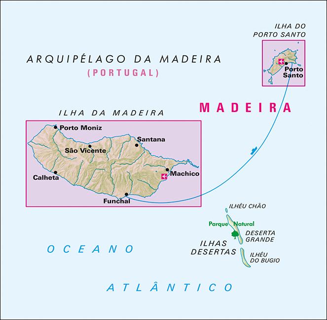 Produktbild Map Landkarte Madeira - Porto Santo, reiss- und wasserfest