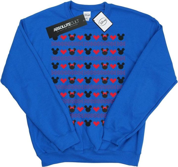 Produktbild Disney Mickey And Minnie Christmas Hearts Sweatshirt Mädchen (128)