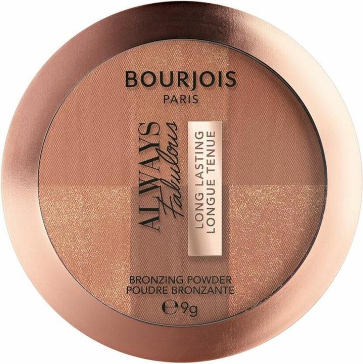 Bourjois Always Fabulous Bronzing Powder Bronzer F (002 Dark, Bronzer, 9 g)
