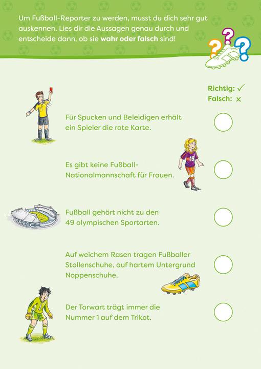 Image du produit Tessloff Kicker-Rätselspass. Fussball (Allemand, Stefan Lohr, 2022)