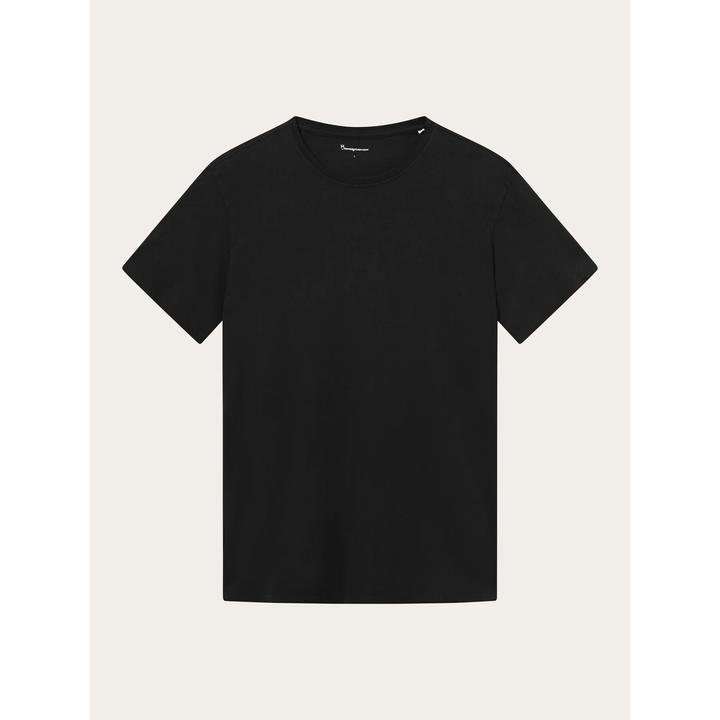 Produktbild KnowledgeCotton Apparel Basic Tee Black Jet (XL)