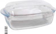 Quttin rectangular glass pan with lid 4,4l + 2,3l
