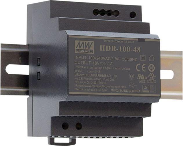 Produktbild MeanWell Ultra Slim Step Shape PSU, 92 W, 15 Vdc