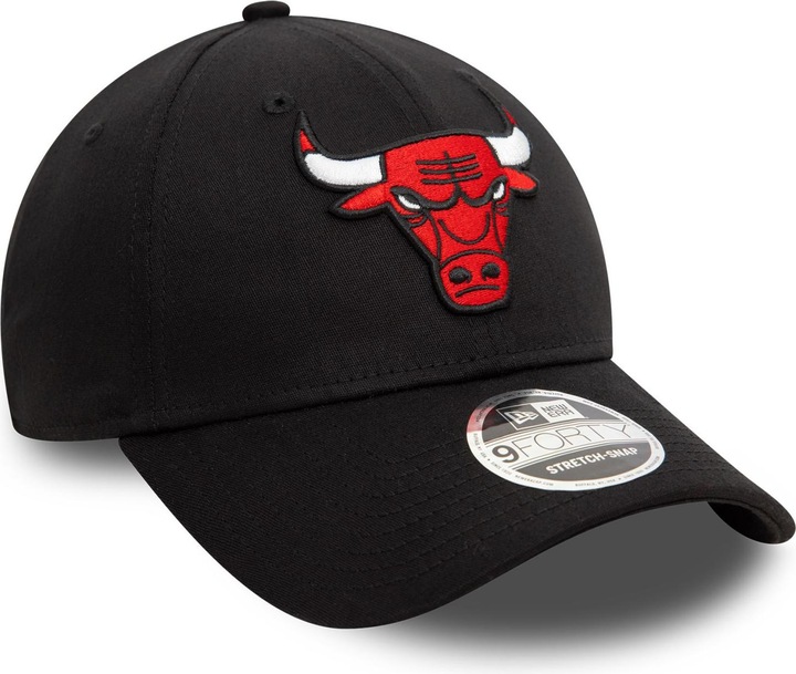 Produktbild New Era 9Forty Stretch-Snap Cap - Chicago Bulls schwarz (One Size)