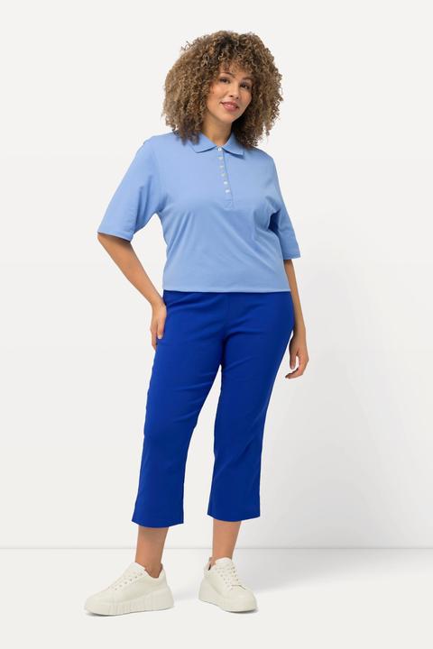 Immagine prodotto Ulla Popken Pantaloni di bengalina elasticizzata, lunghi fino al polpaccio, con cintura elastica (66)