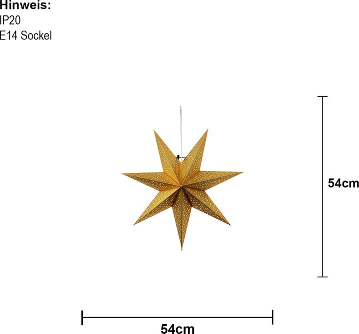 Image du produit Star Trading Étoile en papier DOT