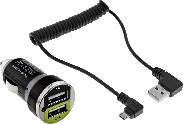 Produktbild InLine USB DUAL+ KFZ-Ladeset
