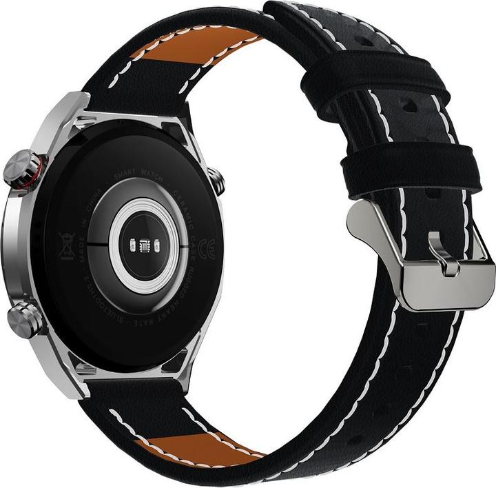 Actual product image Maxcom SMARTWATCH ECOWATCH EW01 BLACK 1.52 HD/360X360/400mAh/7-20 DIAS/BT CALLS/BLE 5.2 EW01BK (51 mm)