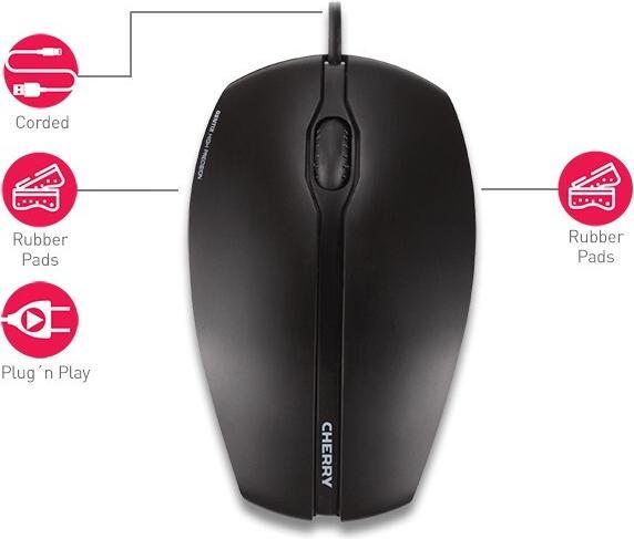 Actual product image CHERRY Gentix Illuminated Mouse (Cable)