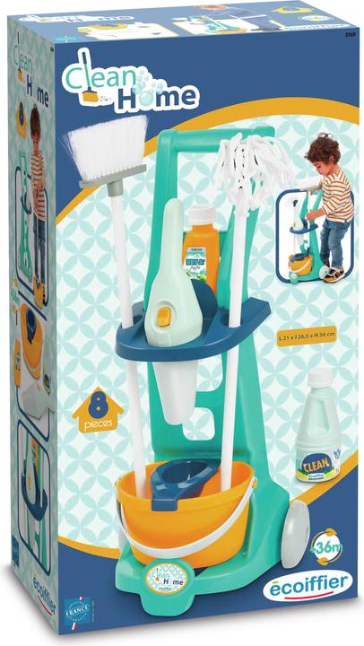 Image du produit Ecoiffier Chariot de nettoyage Clean Home