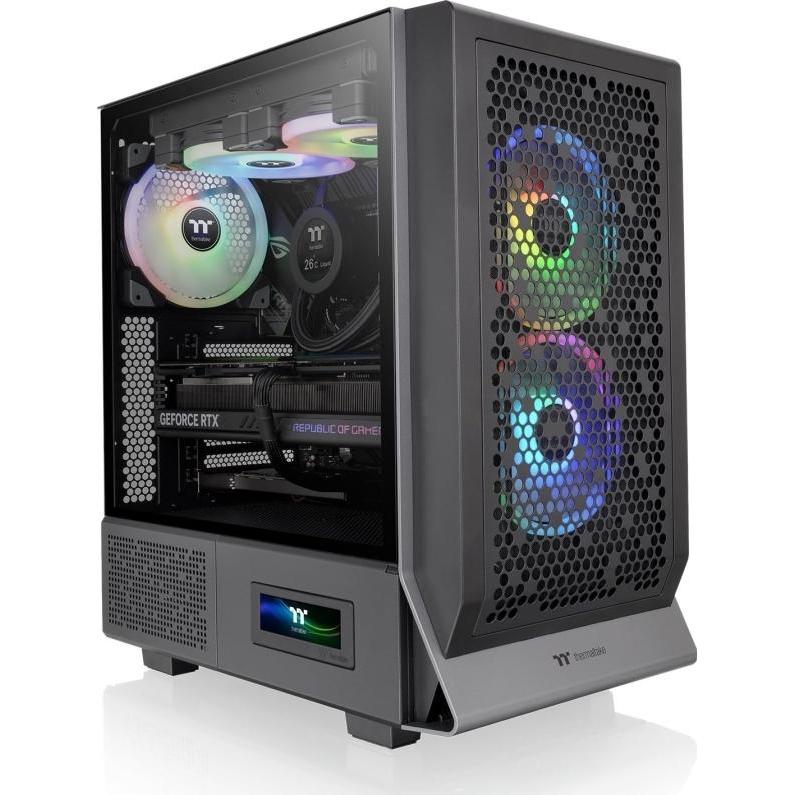Thermaltake Ceres 300 TG (ATX, mATX, Mini-ITX), PC Gehäuse, Schwarz