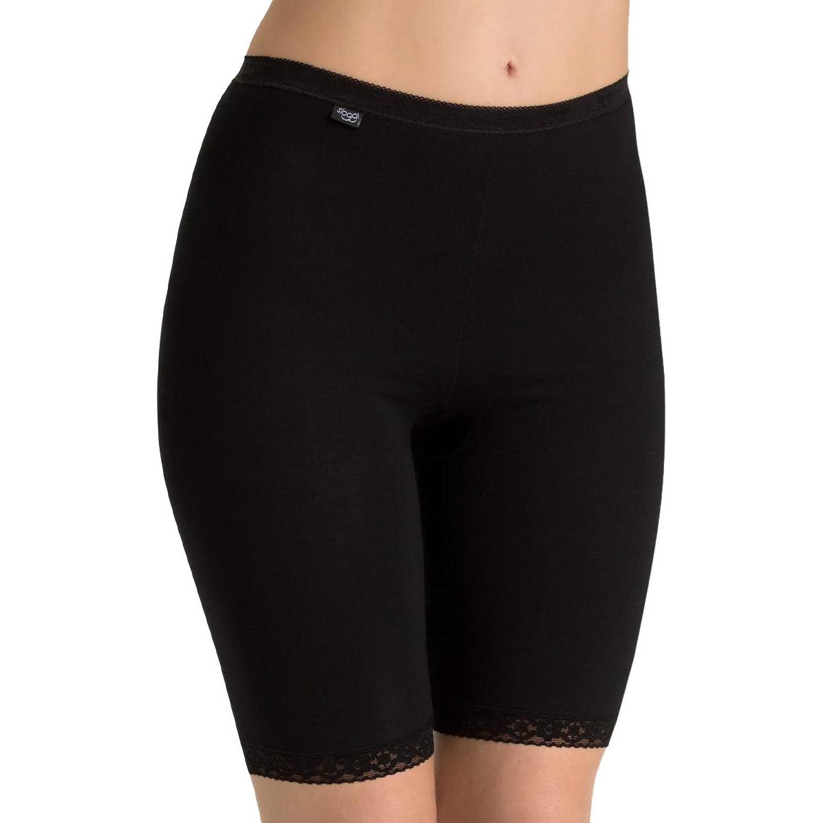 Thumbnail - Sloggi, Damen, Unterhosen, 4er Pack Basic+ Langbein Schlüpfer, Schwarz, (48, 4er Pack)