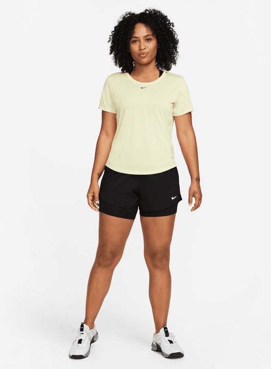 Produktbild Nike One Dri-Fit Women"S Mid-R Black/Reflective Silv L (L)