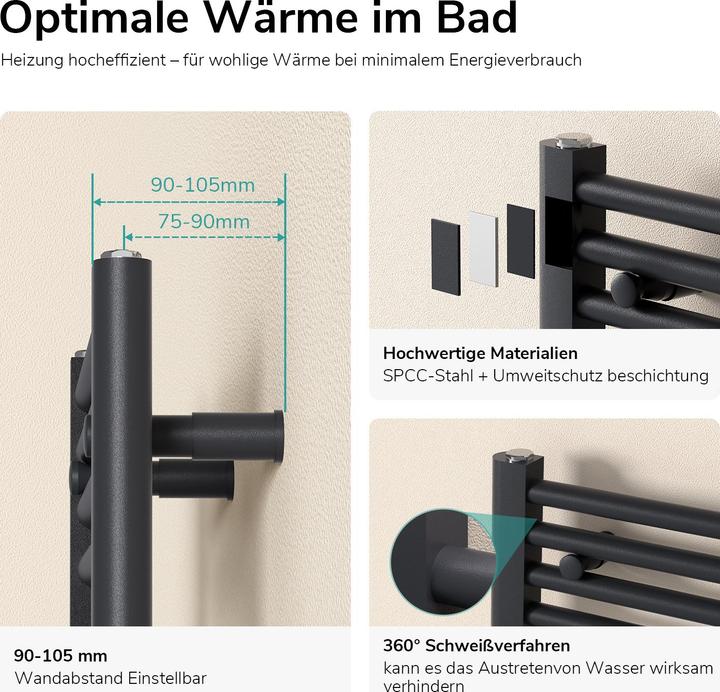 Produktbild Emke Elektrischer Badheizkörper