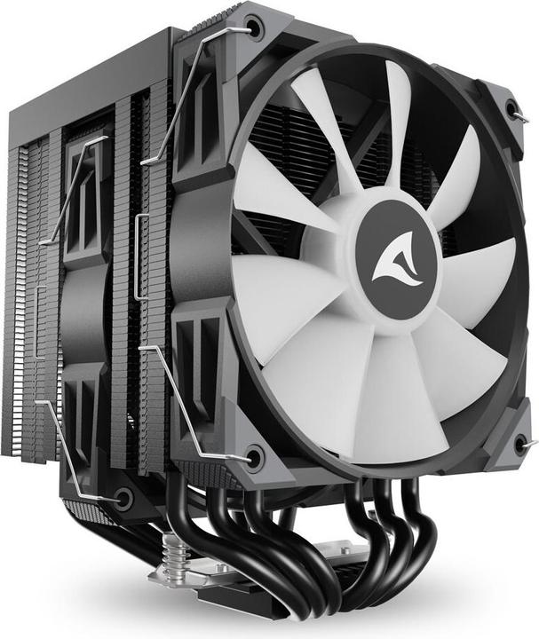 Produktbild Sharkoon A60 RGB Black Air Cooler (159 mm)