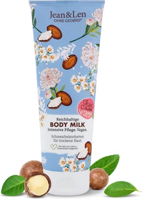 Produktbild Jean & Len Körpermilch, Körpermilch mit Sheabutter, 250 ml (Körpermilch, 250 ml)