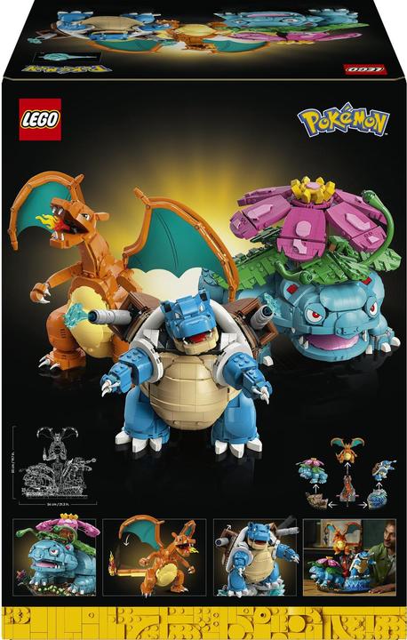 Actual product image LEGO Bisaflor, Glurak and Turtok (72153, LEGO Pokémon)