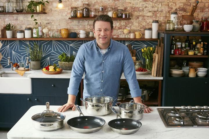 Produktbild Tefal Set Jamie Oliver Cook Smart (Pfannenset + Topfset, Bratpfanne, Edelstahl)