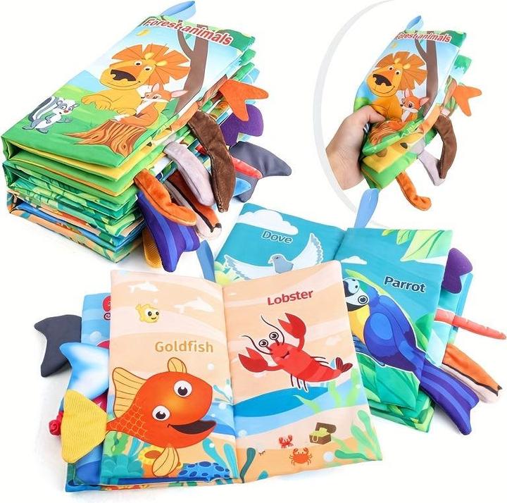 Image du produit Activity Board Livre pour bébé, livre souple pour bébé, livre d'éveil pour bébé, livre imperméable pour bébé (Anglais)