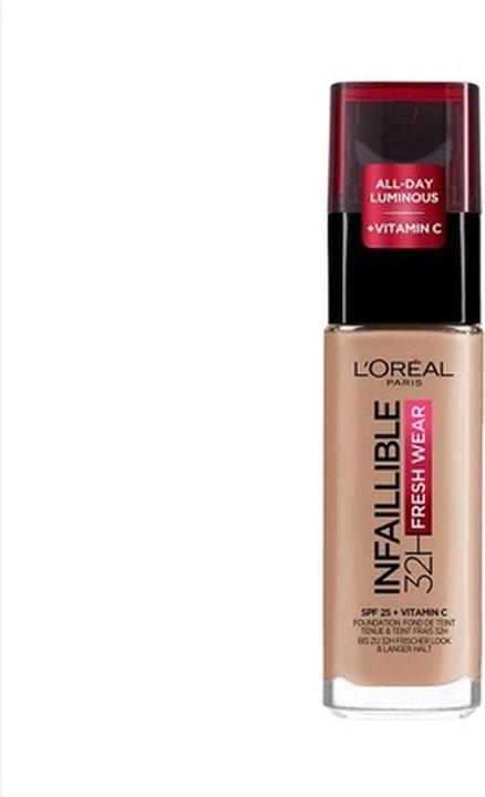 Produktbild L'Oréal Paris INFAILLIBLE FRESH WEAR 32H SPF25 vitamina c #225 30 ml (Beige sand)