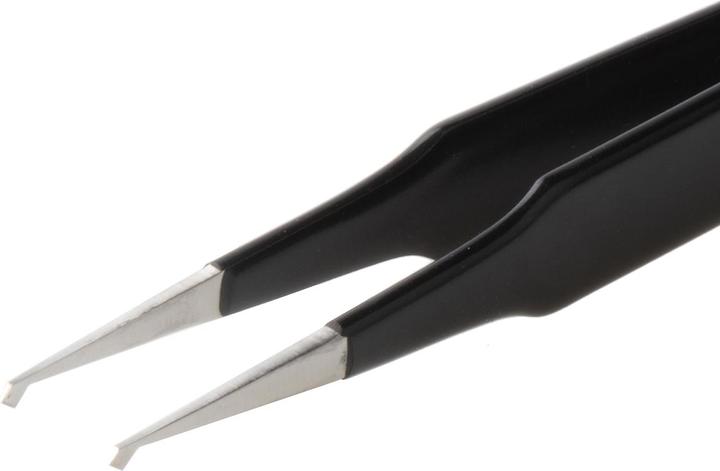 Produktbild RS PRO ESD epoxy coated tweezers straight 120mm