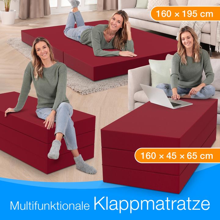 Produktbild Bestschlaf Klappmatratze (160 x 195 cm, Schaumstoffkern)