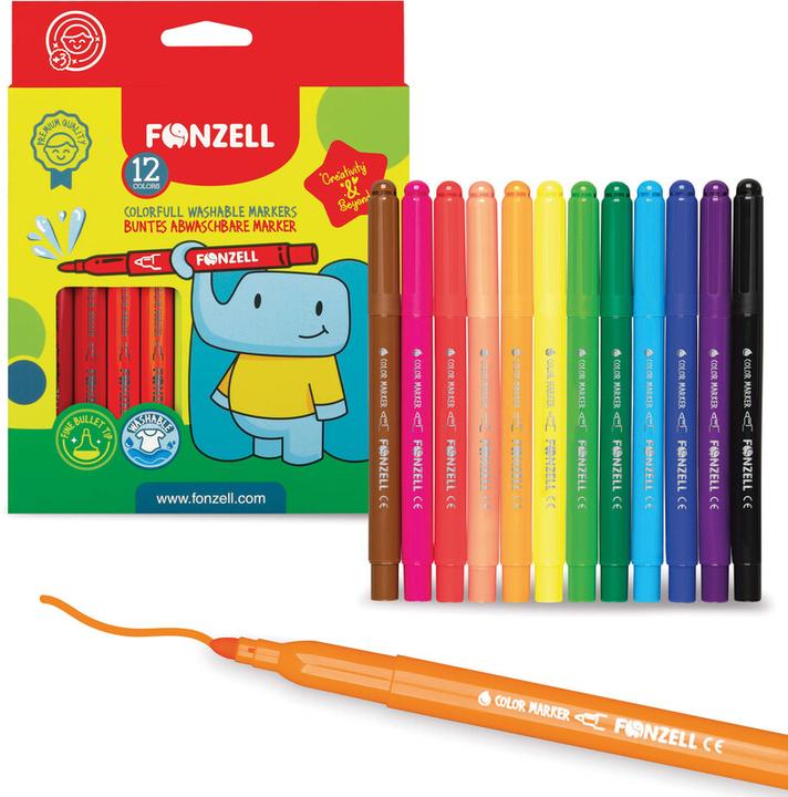 Produktbild Fonzell Marker Kids (12x)