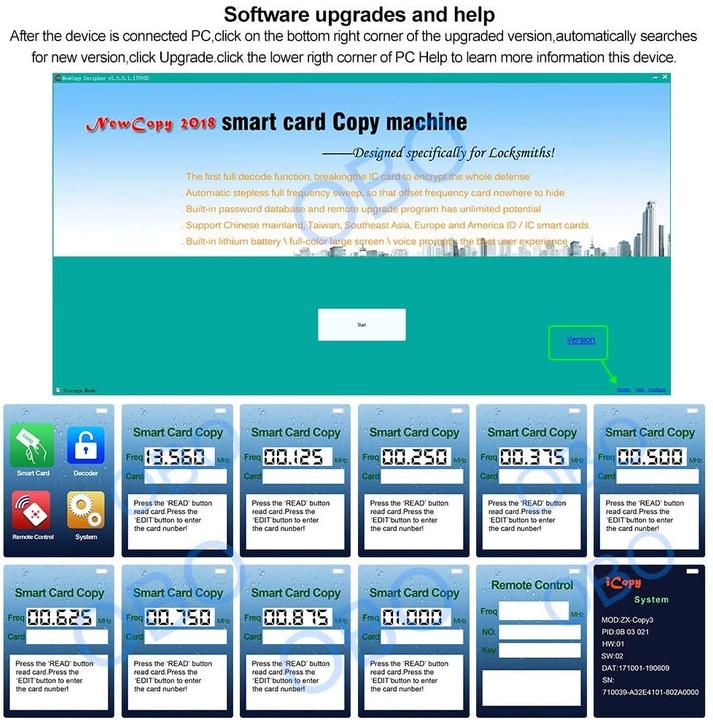 Actual product image Kadongli KDL RFID Duplicator