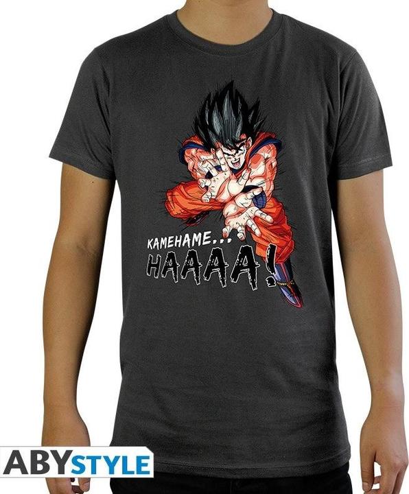 Produktbild ABYstyle DRAGON BALL - Tshirt DBZ Kamehameha man SS dark grey - basic (XL)