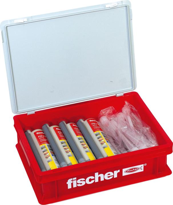 Fischer Injektions-Mörtel FISV Plus 360. Handwerkerkasten klein (10 Stk.)
