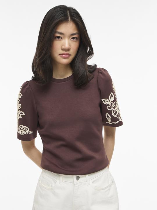 Image du produit Vila VIMIA Rundhals Sweatshirt mit kurzen Ärmeln (XXL)