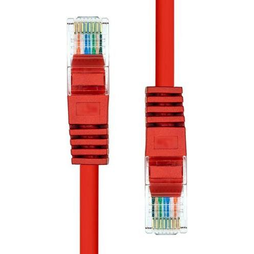 Thumbnail - ProXtend U/UTP CAT5e PVC AWG 24 CU Red 3M (U/UTP, CAT5e, 3 m), Netzwerkkabel