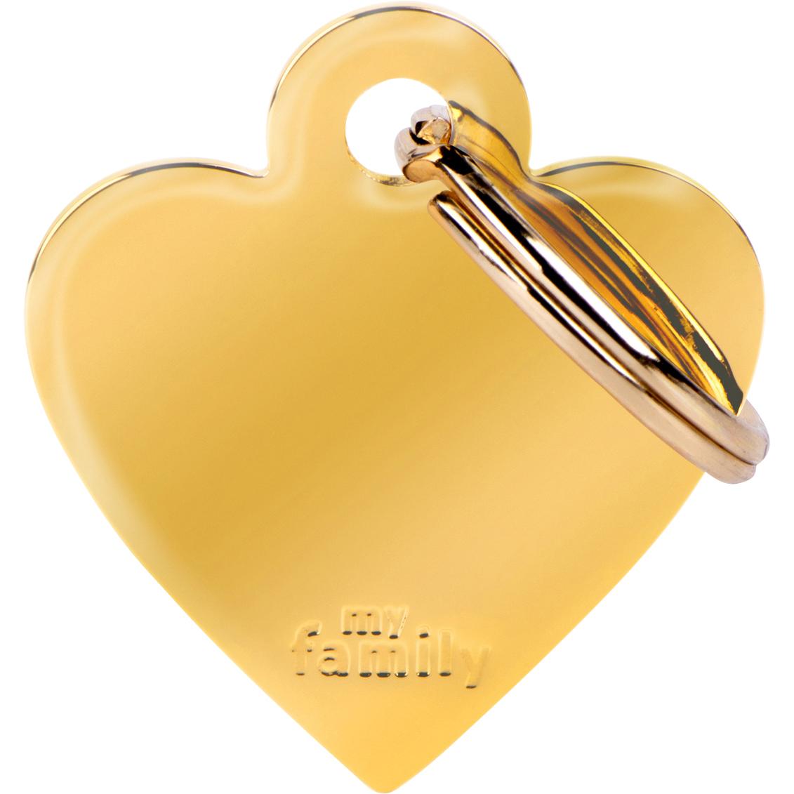 Myfamily, Ricordo bebè, My Family Medaglietta Cuore 25x28mm Ottone