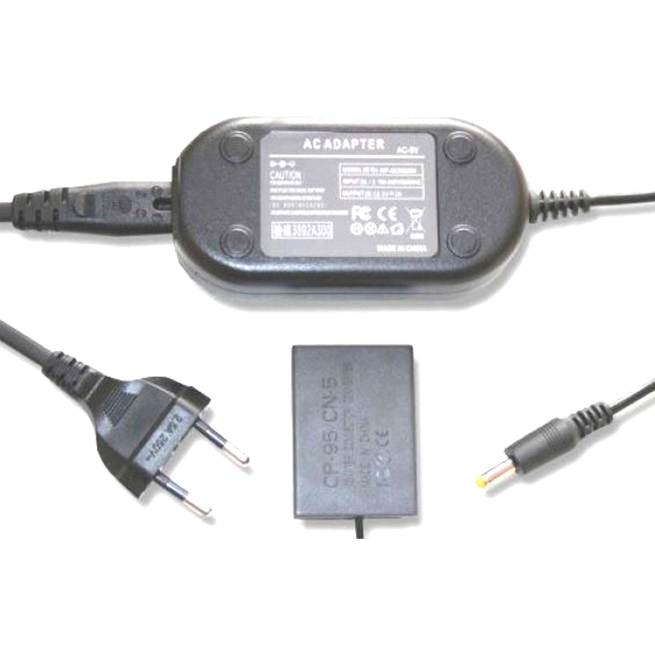 AGI Netzteil-Kuppler kompatibel mit Fuji NP-95 (10 W), Notebook Netzteil, Schwarz