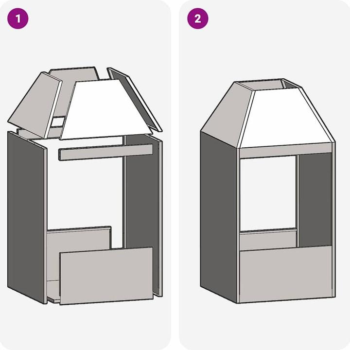 Produktbild vidaXL Holzfeuerstelle