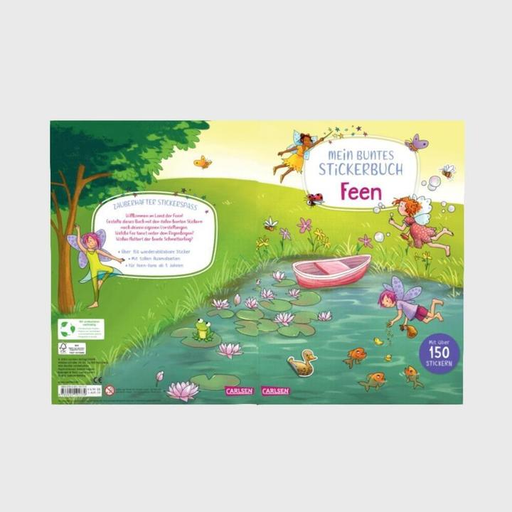 Actual product image My colourful sticker book: Fairies
