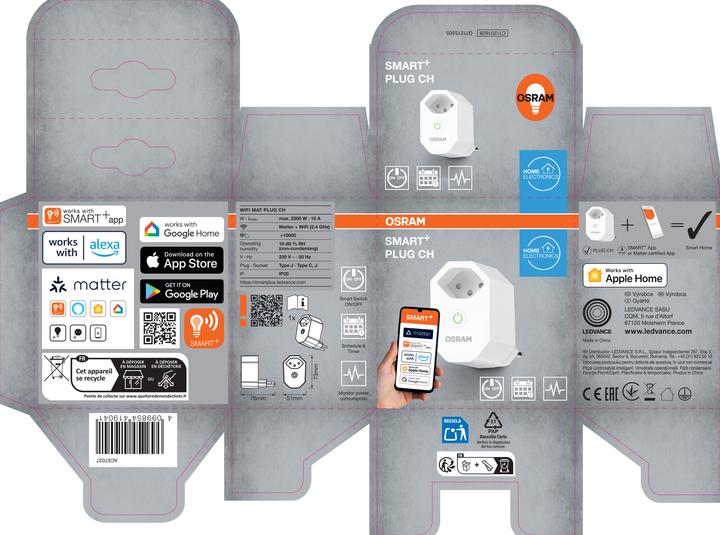 Actual product image Osram Smart+ WiFi Matter Plug