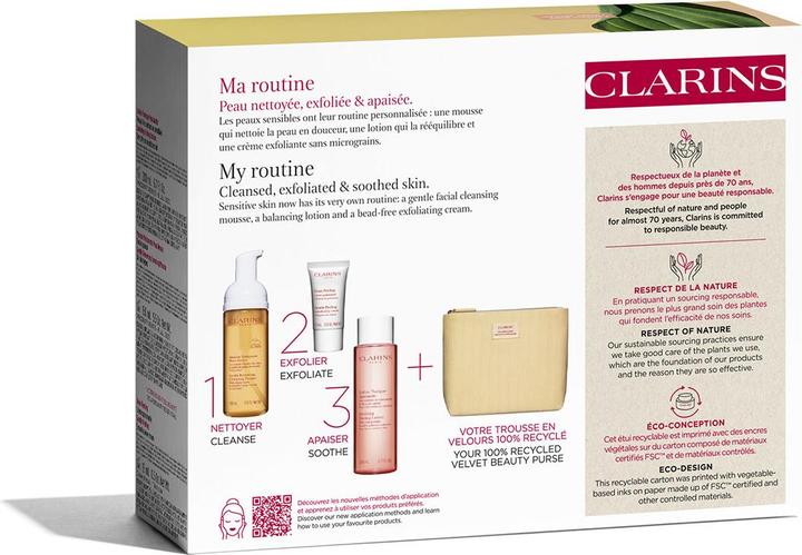 Image du produit Clarins Spécialités - Kit Peau Sensible Premium Cleansing (Mousse nettoyante, 150 ml)