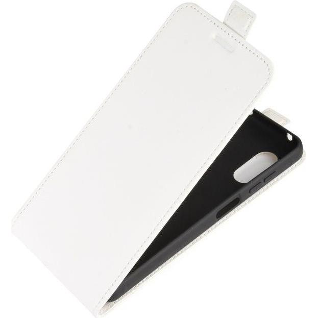 MU Classic Leder Flipcase Hülle (Samsung Galaxy Xcover Pro), Smartphone Hülle, Weiss