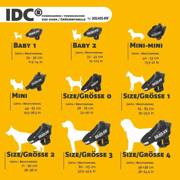 Actual product image Julius-K9 IDC Power harness 0/M-L (0, M, Dog, General)