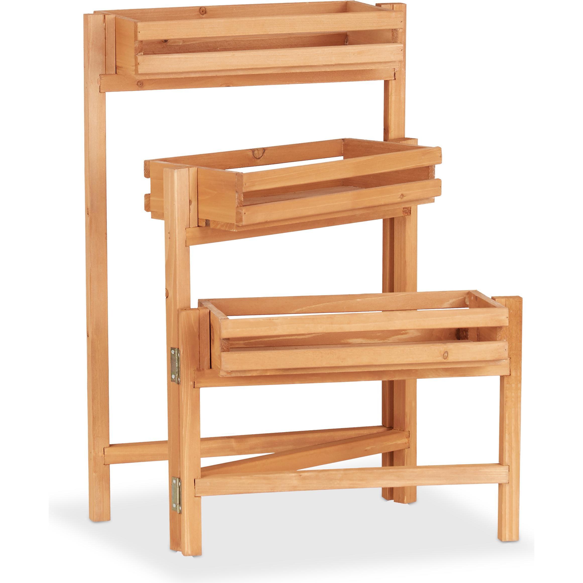 Thumbnail - Relaxdays, Pflanzenständer + Blumentreppe, Blumentreppe