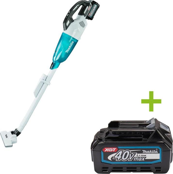 Makita CL001GA221 Akku-Stick-Staubsauger weiss 40V max 2.0Ah Li-Ion